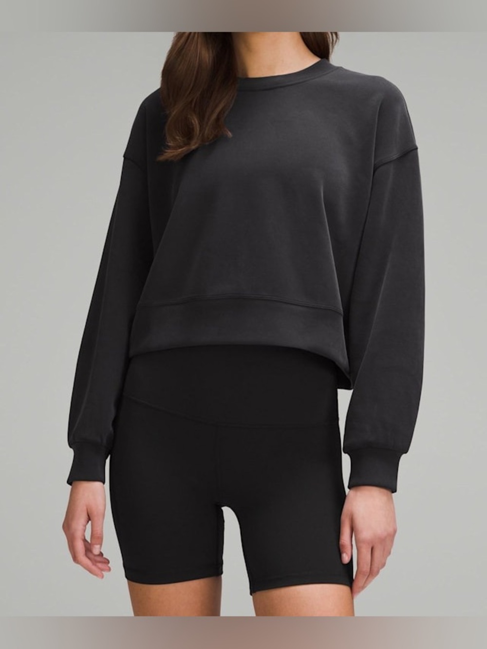 LULULEMON Softstreme Perfectly Oversized Cropped Crew size 6